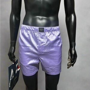 American Eagle Satin Boxers in Lavender